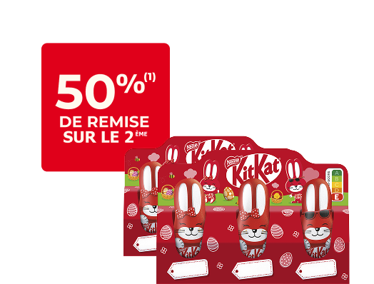 Kit Kat Lapin de pâques multipack