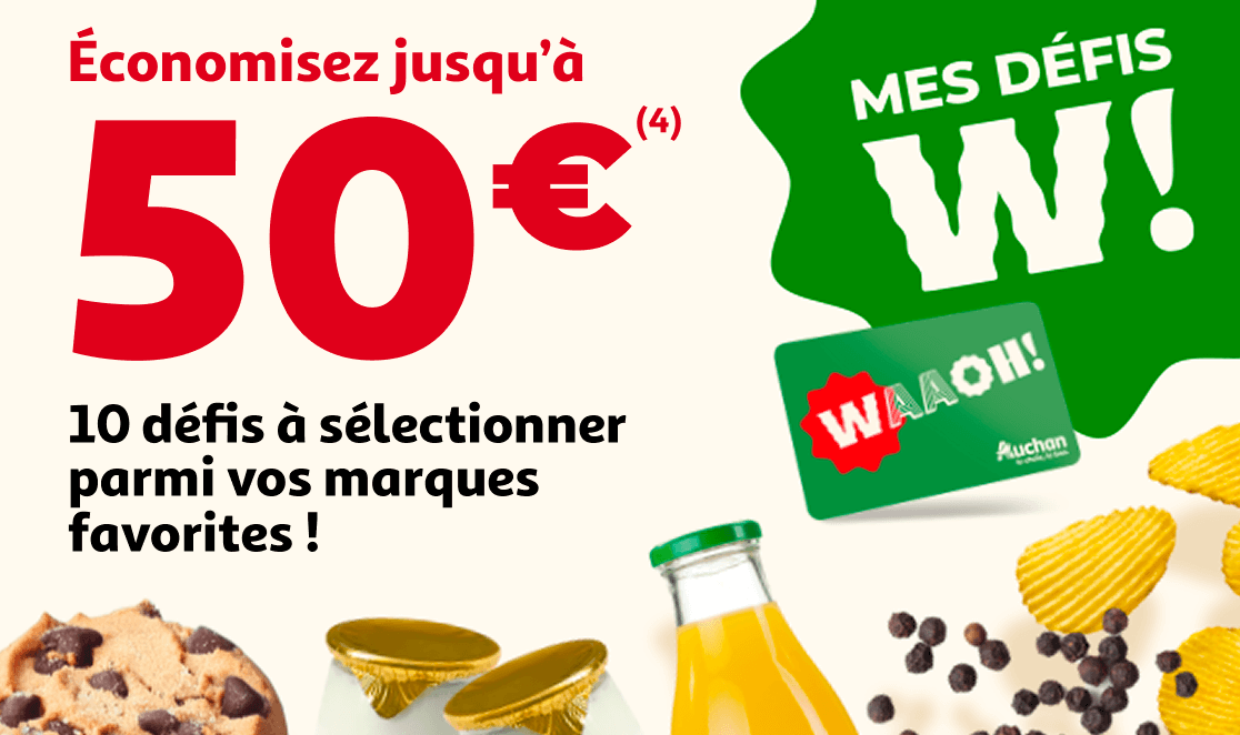 Je sélectionne mes défis Waaoh!