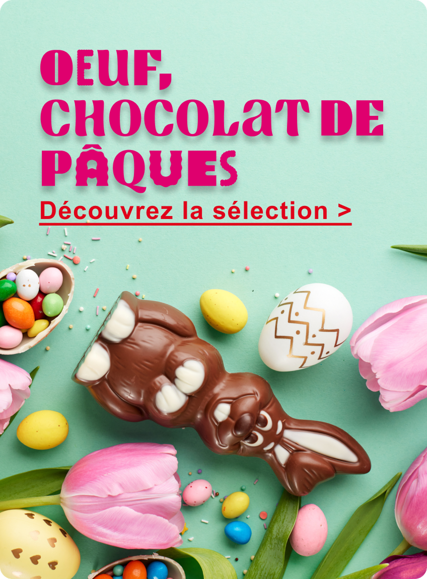 Œufs et chocolats de pâques