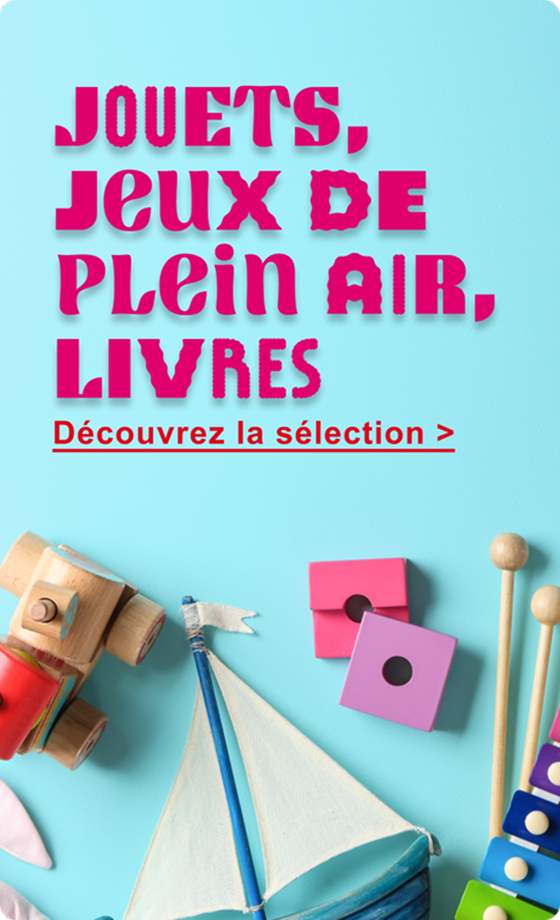 Jouets, jeux vid&eacute;o