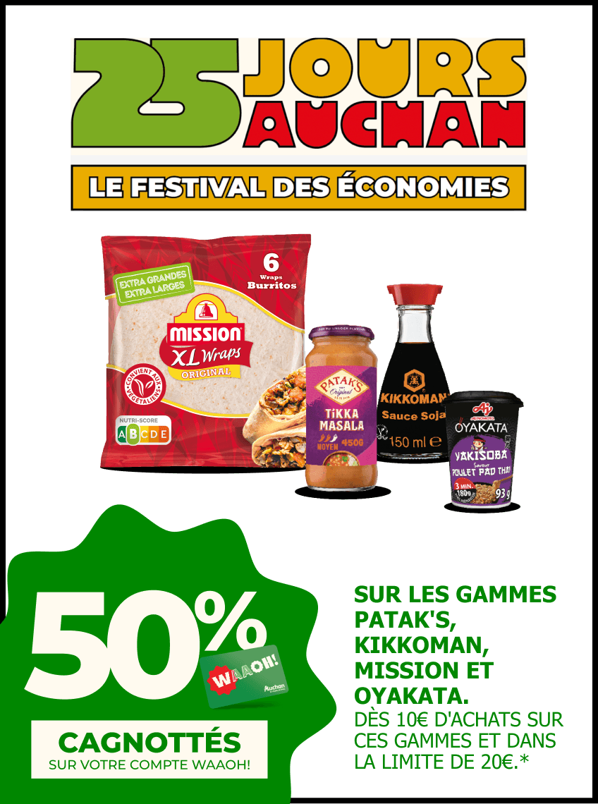 25 jours auchan