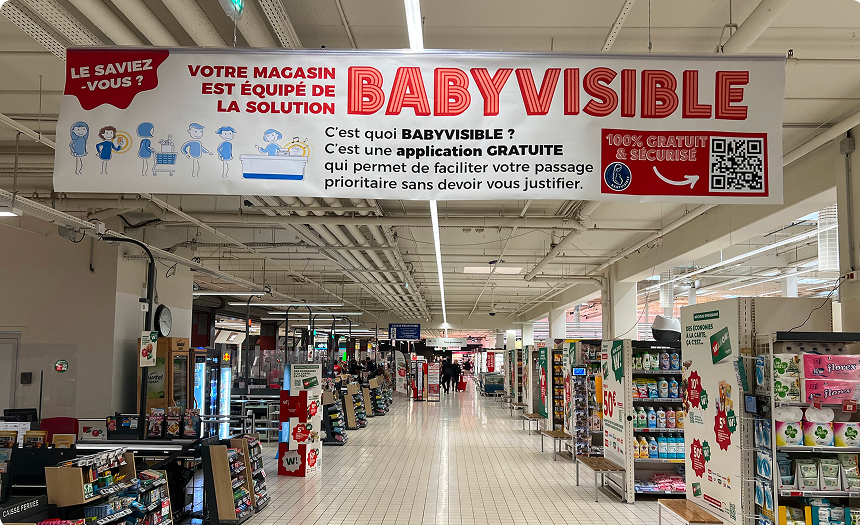 Faciliter le passage en caisse prioritaire