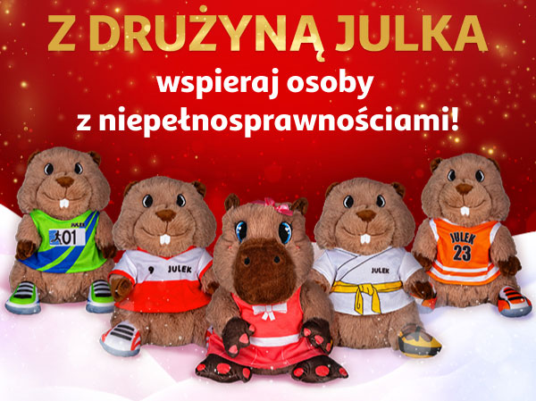 Z drużyną Julka wspieraj osoby  z niepełnosprawnościami!