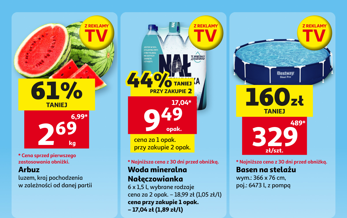 Arbuz, woda i basen – letnie promocje Auchan