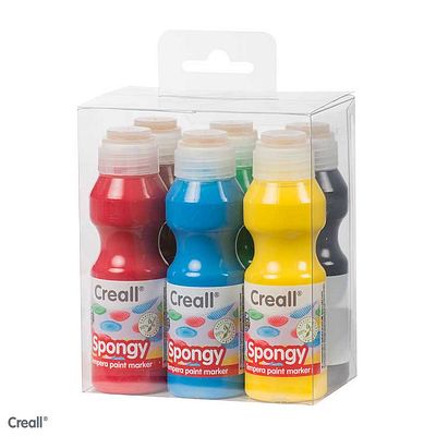 Creall Spongy Primary Set 70ml Assortiment 6 Stuks