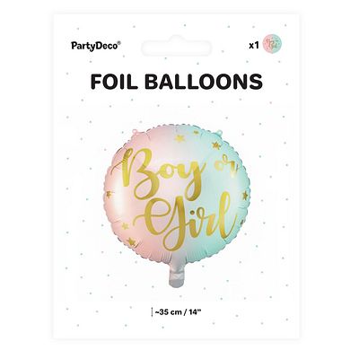 Folieballon 'Boy Or Girl' Ø 35cm