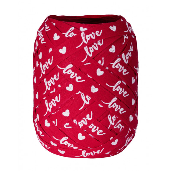 Lint Rood Love Wit 12m X 10mm -