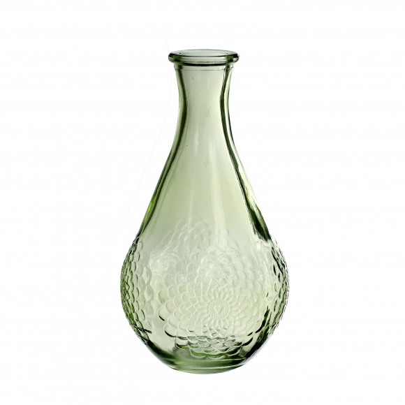 Vaas Dahlia Lichtgroen Transparant H 16cm Ø 9cm -