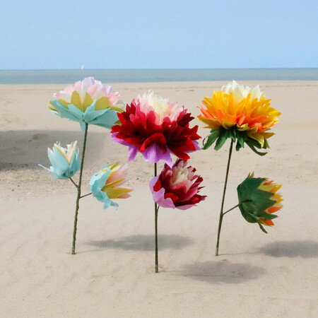 in de bloemetjes