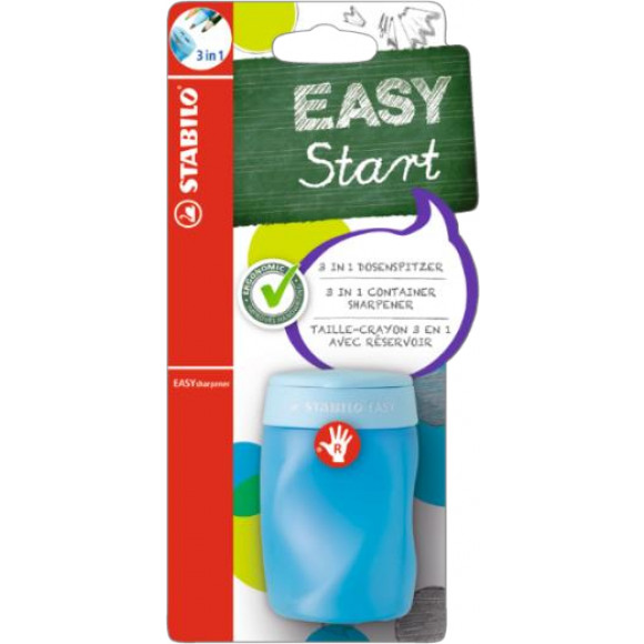 Stabilo Easysharpener Slijper Blauw Rechtshandigen