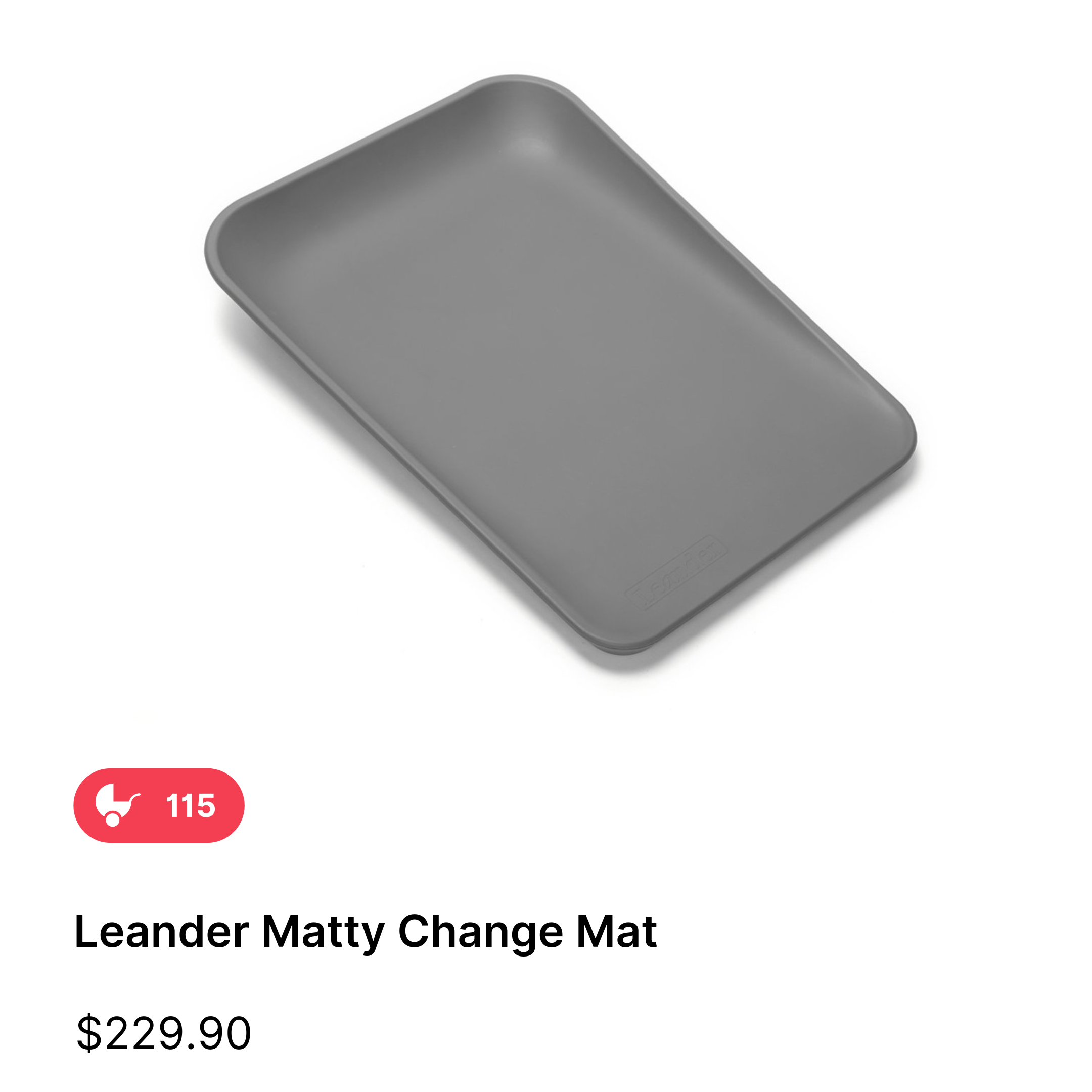 Leander Matty Change Mat