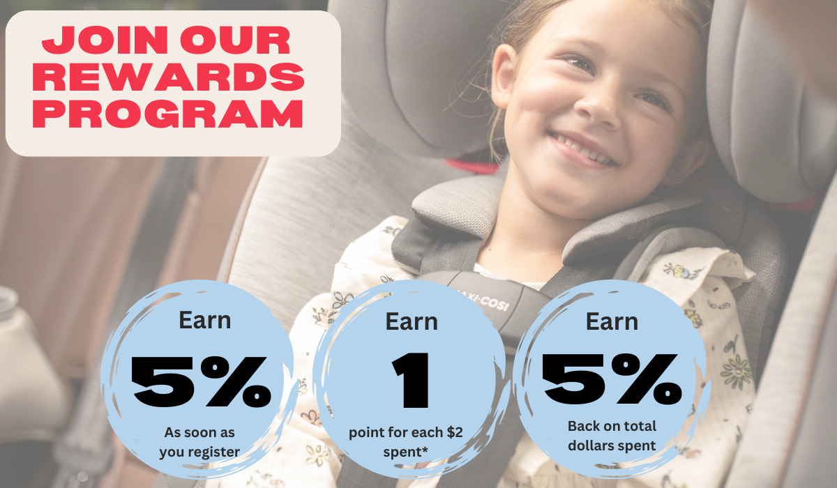 Join Babies.co.nz Rewards program and earn 5% back on every purchase*