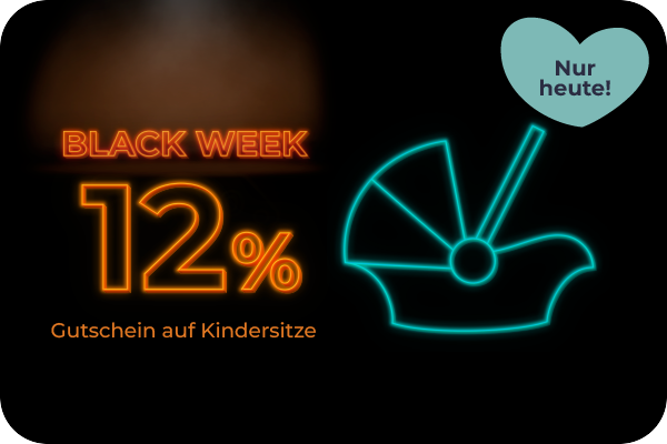 12% Gutschein auf Kindersitze