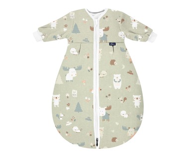 Alvi® Kugelschlafsack-Mäxchen Thermo mit Arm Baby Forest