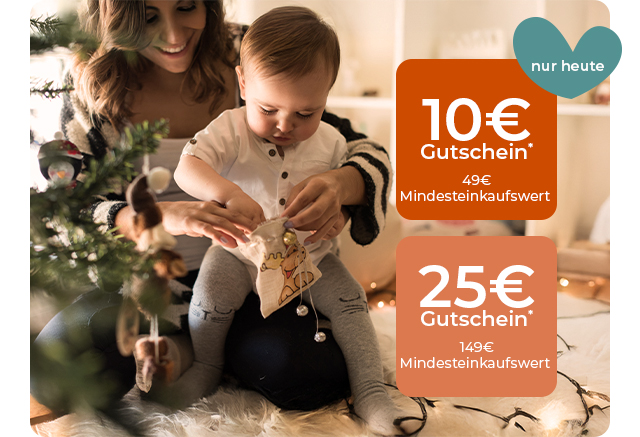 NUR HEUTE - 10 € Gutschein* ab 49 € Einkaufswert - 25€ Gutschein* ab 149€ Einkaufswert