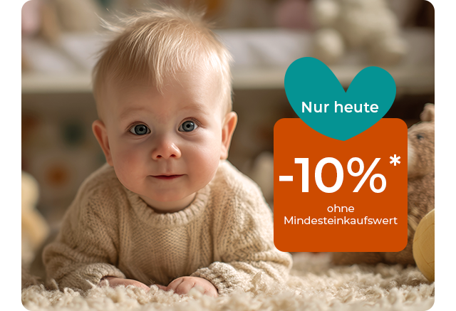 NUR HEUTE - 10% Rabatt* auf Alles - Ohne Mindesteinkaufswert!