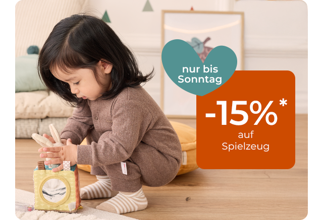 15% Rabatt auf Spielzeug