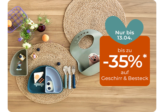 Geschirr & Besteck bis zu -35%* reduziert
