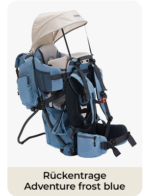 Fillikid Rückentrage Adventure frost blue