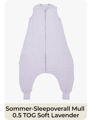 Meyco Baby  Sommer-Sleepoverall Mull 0.5 TOG Soft Lavender
