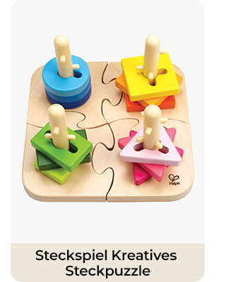 Hape Steckspiel Kreatives Steckpuzzle