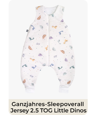 Julius Zöllner  Ganzjahres-Sleepoverall Jersey 2.5 TOG Little Dinos