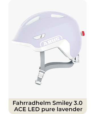  ABUS Fahrradhelm Smiley 3.0 ACE LED pure lavender