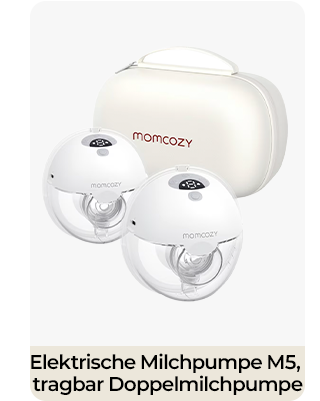  Momcozy Elektrische Milchpumpe M5, tragbar Doppelmilchpumpe