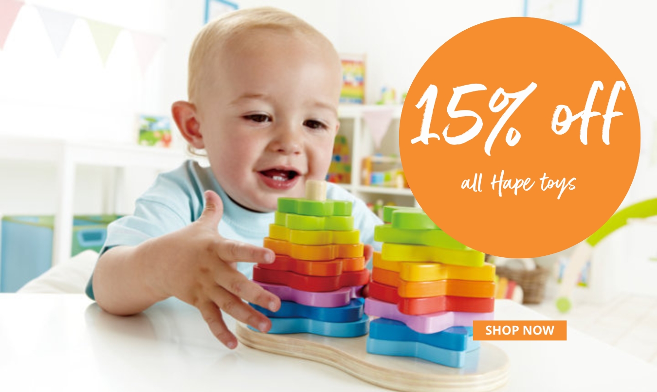 15% off all Hape toys