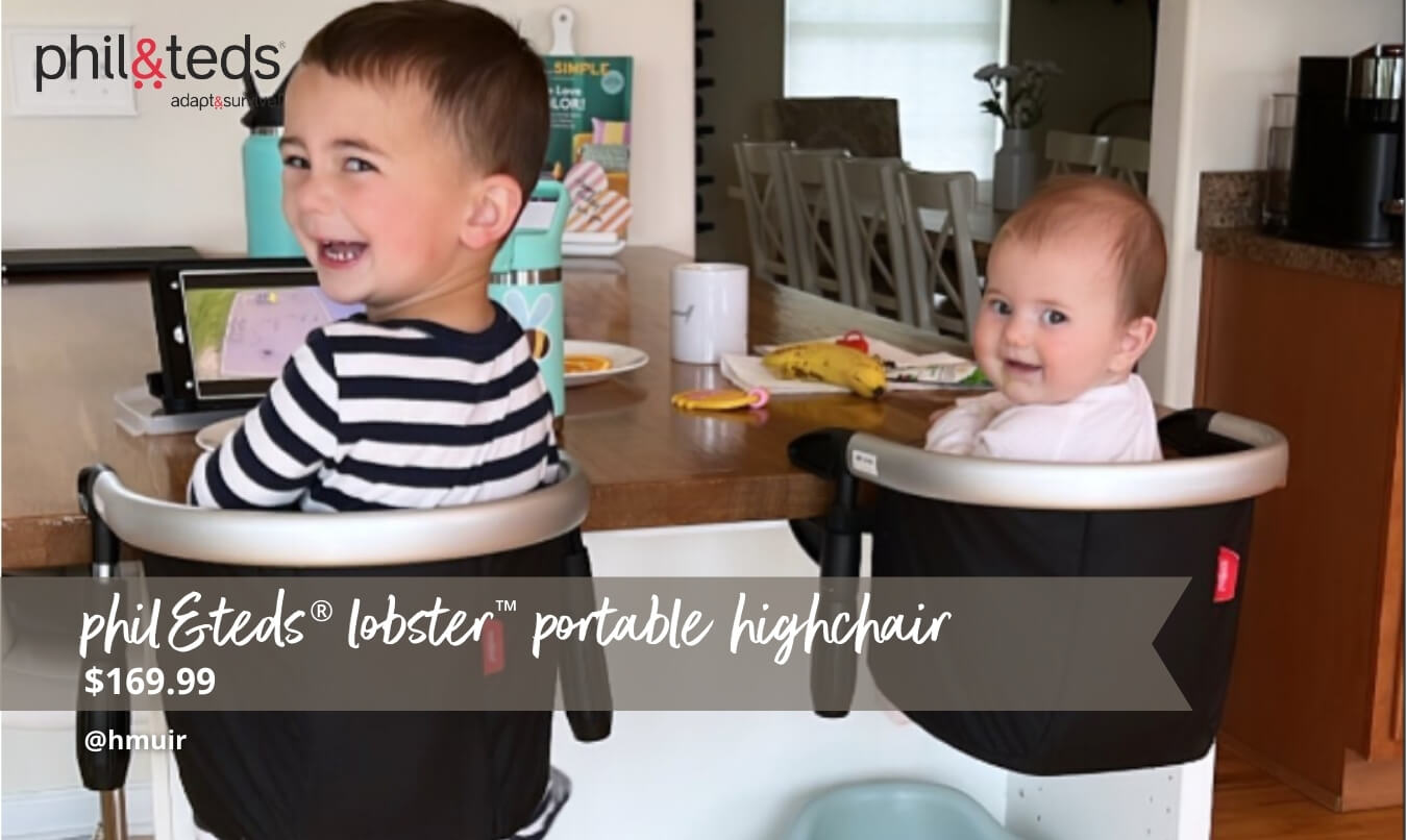 phil&teds® lobster™ portable highchair only $169.99