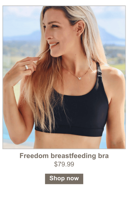 Freedom Breastfeeding Bra $79.99