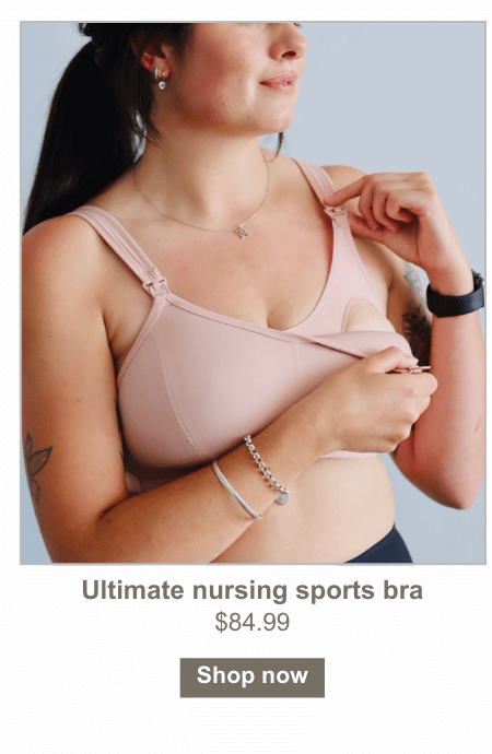 Ultimate Nursing Sports Bra $84.99