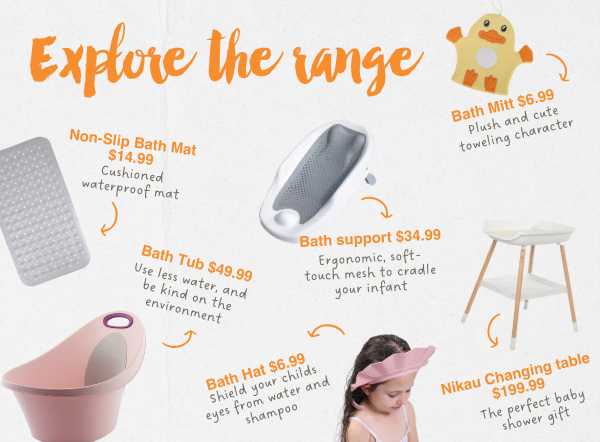 Explore the bathing range