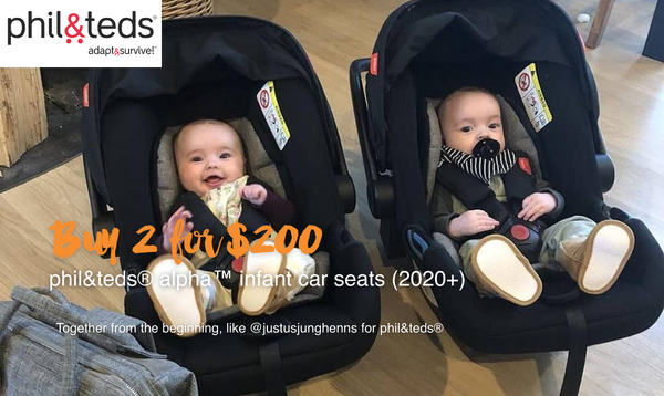 Buy 2 for $200 phil&teds alpha car seats