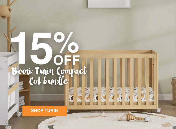 Shop Boori Bundle Compact Cot