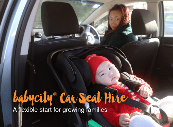babycity Car Seat Hire. A flexible start from growing families.