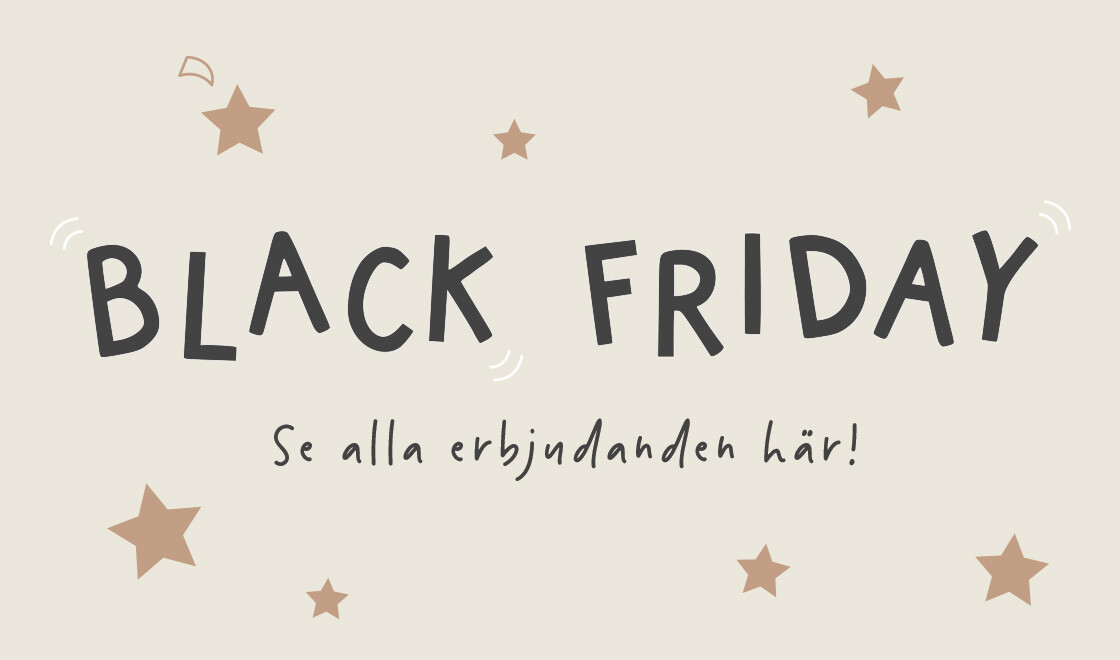 Bild med texten Black Friday & se alla erbjudnanden