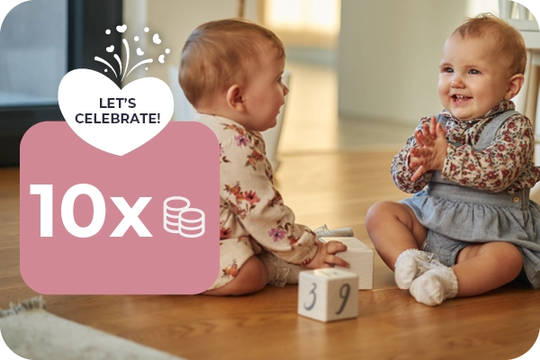 x10 babypoints på ditt köp!