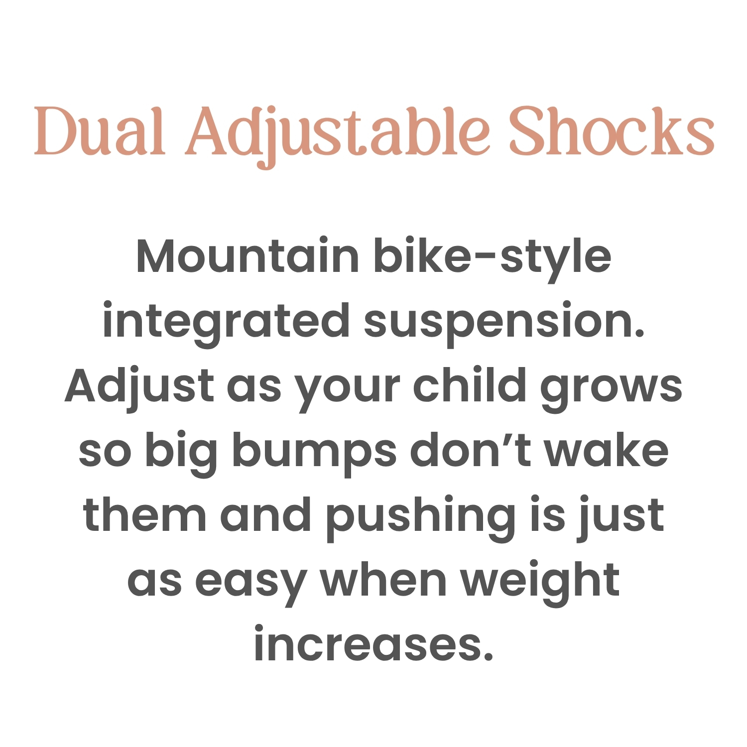 Dual adjustable shocks