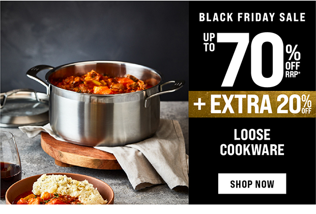 UP TO 70% OFF + EXTRA 20% OFF LOOSE COOKWARE