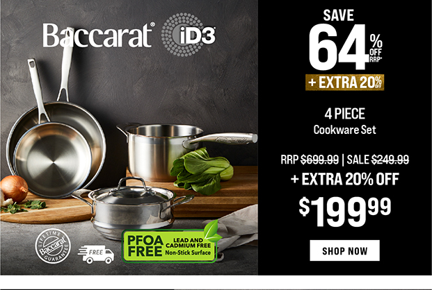 Baccarat iD3 Stainless Steel 4 Piece Cookware Set