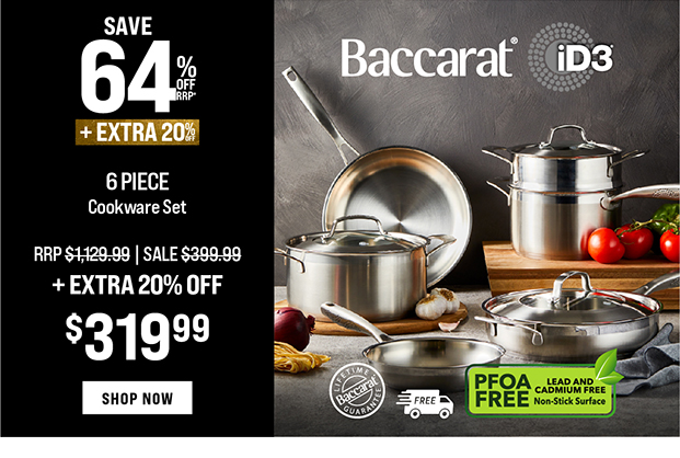 Baccarat iD3 Stainless Steel 6 Piece Cookware Set