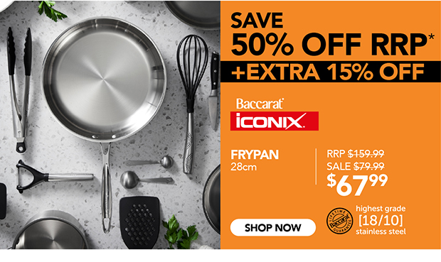 Baccarat iconiX Frypan 28cm