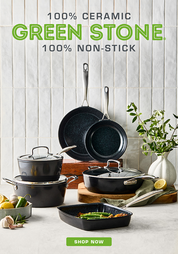 GREENSTONE NON-STICK CERAMIC COOKWARE