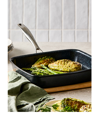 Baccarat GREEN STONE Grill Pan 27cm