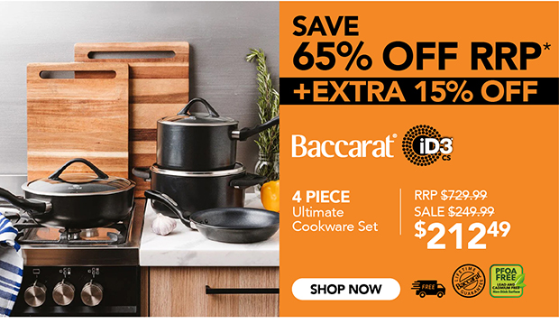 Baccarat iD3 CS Ultimate Cookware Set 4 Piece