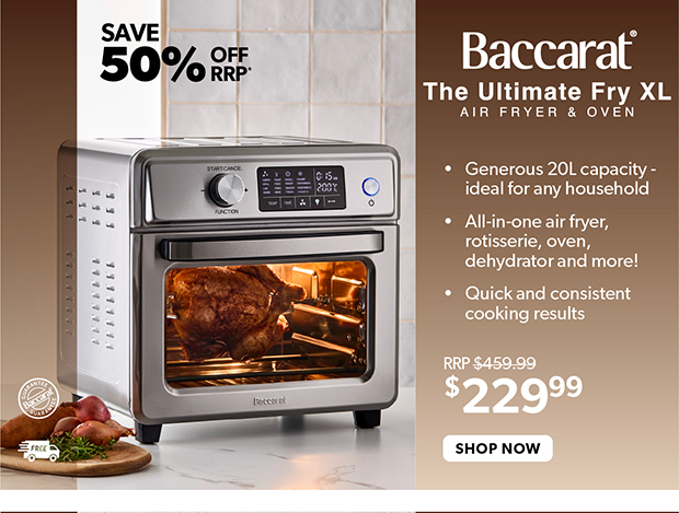 Baccarat The Ultimate Fry XL Air Fryer & Oven