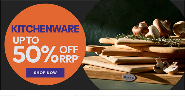 UP TO 50% OFF KITCHENWARE