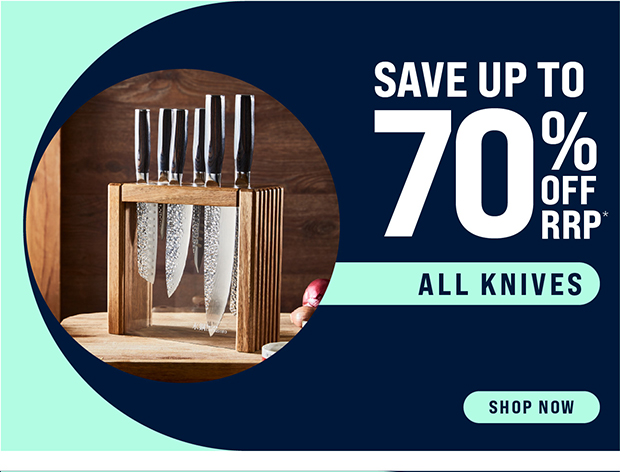 UP TO 70% OFF RRP ALL KNIVES