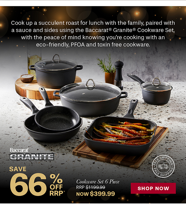 Baccarat Granite Cookware Set 6 Piece